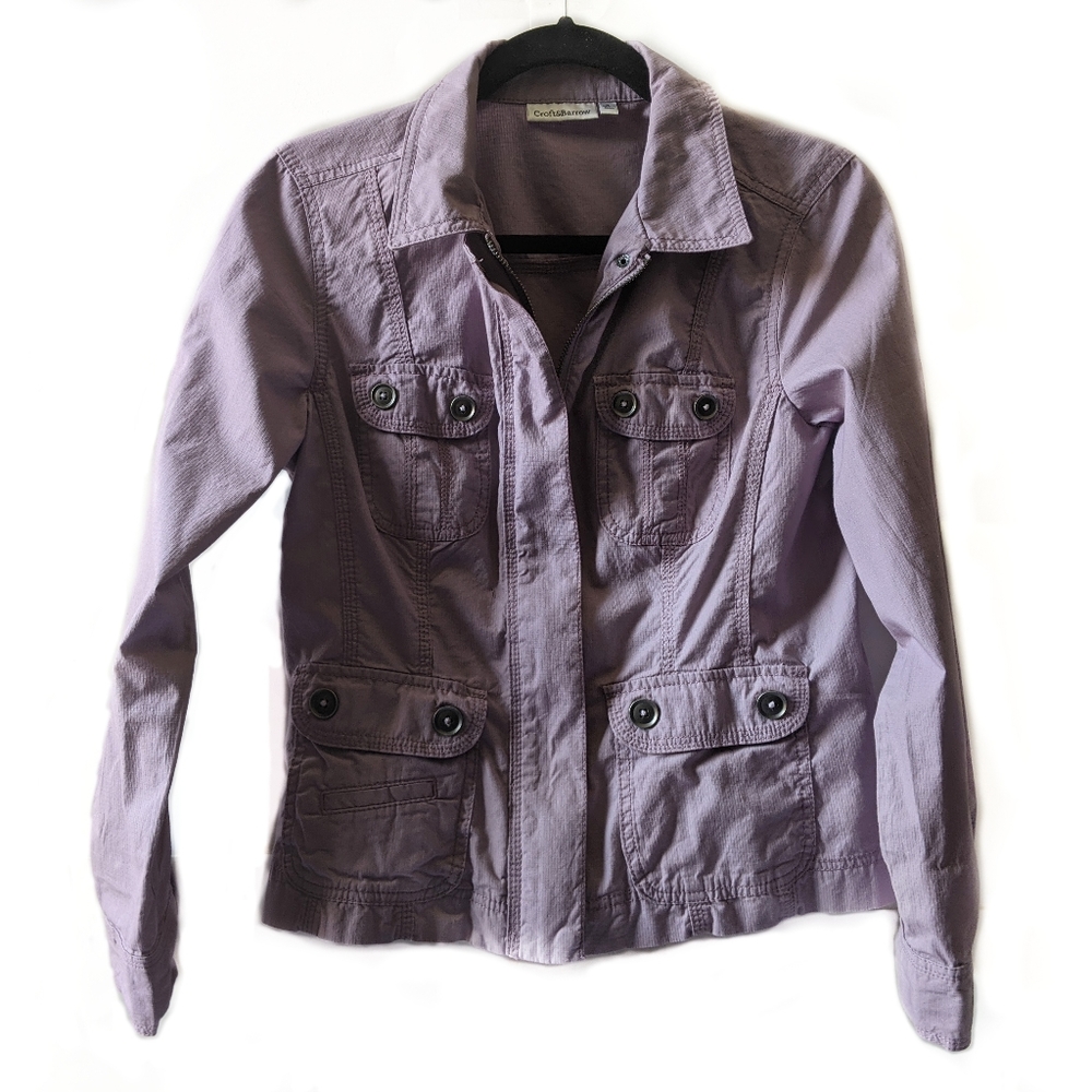 Croft&Barrow Zip up lightweight women's jacket S